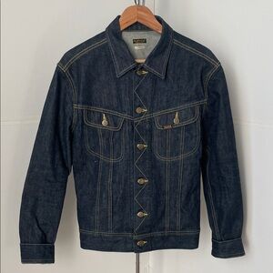 Men’s Kapital Blue Denim Long Jacket Size 42